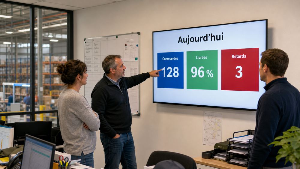 Illustration : Indicateurs & KPI, secteur Entreprises