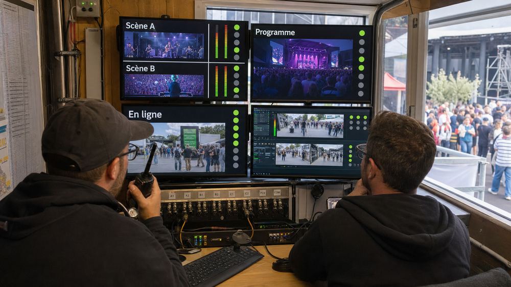 Illustration : Régie centralisée, secteur Festivals