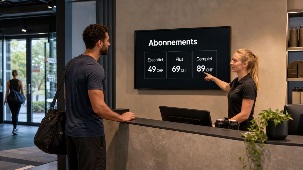 Illustration : Offres & abonnements, secteur Fitness & wellness